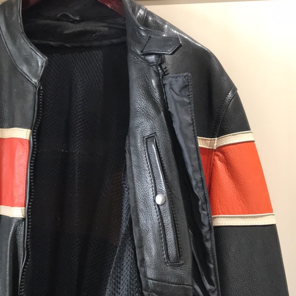 Leather Motorcycle Riding Jacket - Picture 10 of 15